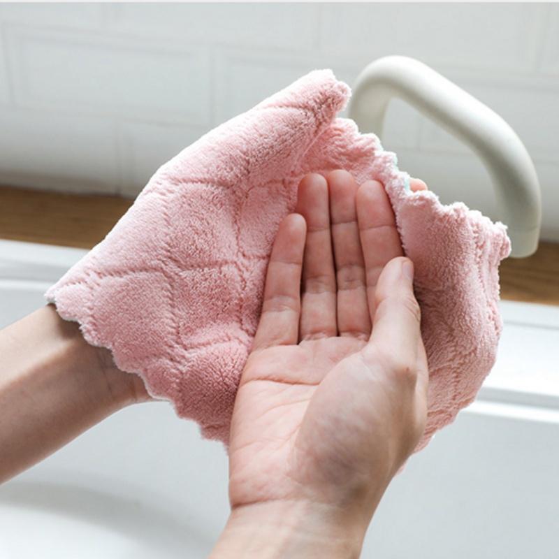 Khăn Lau Chén Dĩa Nhà Bếp Nhiều Màu Sắc