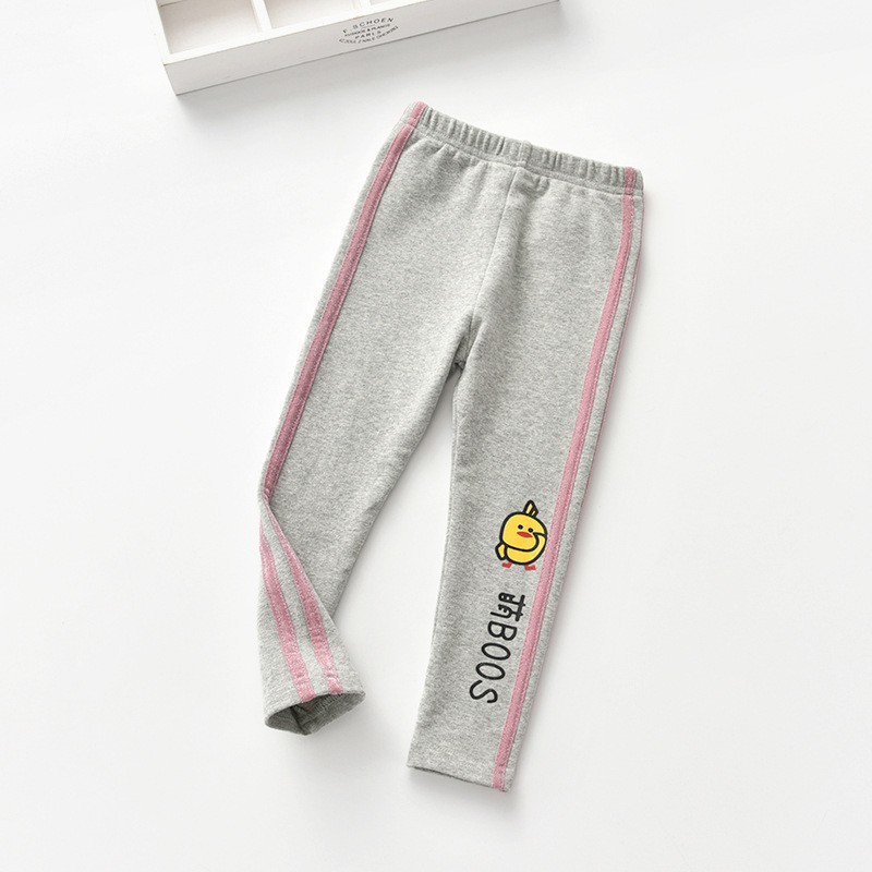 Quần legging co giãn in họa tiết dễ thương dành cho bé gái