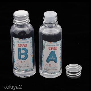 Set 2 Cuộn Keo 50g Trong Suốt Dùng Làm Trang Sức DIY 1: 1