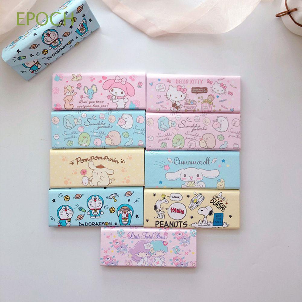 Epoch Hộp Đựng Mắt Kính Gập Lại Được Hình Ếch Hoạt Hình Dành Cho Học Sinh Ốp