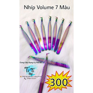 Nhíp volume pakistan Gold, 7 màu