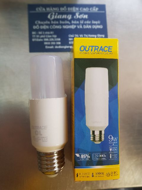 BÓNG ĐUI XOÁY E27 LED OUTRACE 5W - 9W - 15W