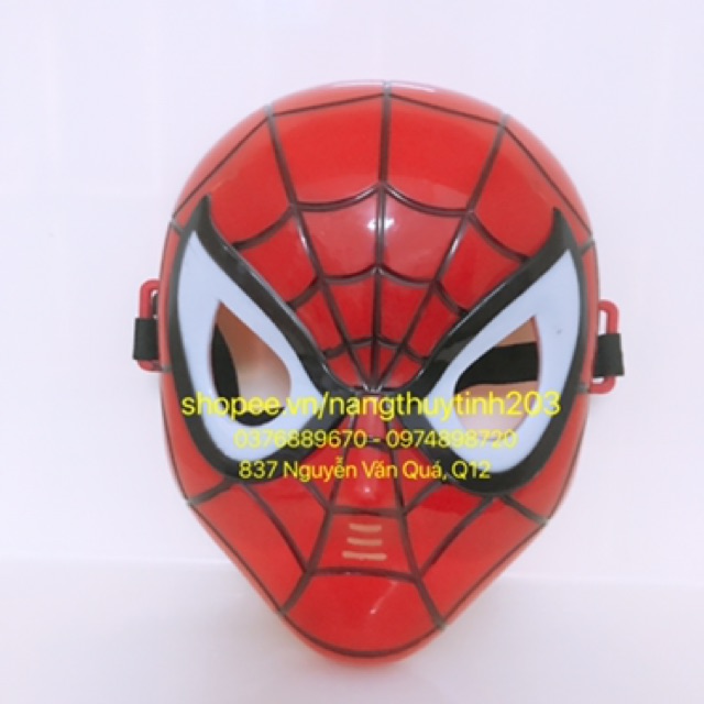 [Mã TOYDEC hoàn 20K xu đơn 50K] [Có đèn] Mặt nạ đồ chơi người nhện Spiderman cực hot dành cho bé