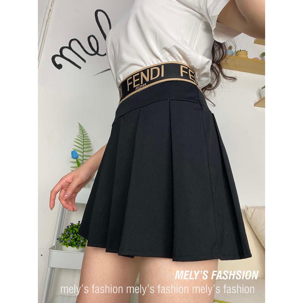 Chân váy tennis xếp ly dáng ngắn chữ A cạp chun chất Umi cao cấp phong cách trẻ trung năng động CV35