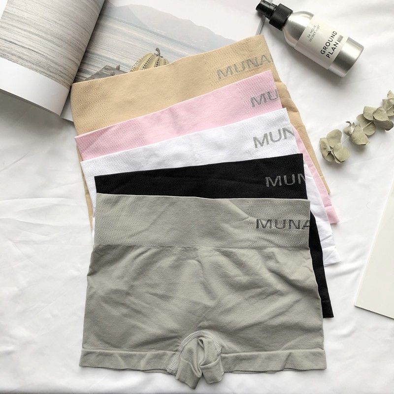 Quần lót đùi cotton màu trơn kiểu dáng dễ thương đơn giản cho nữ