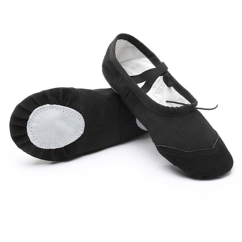 Giày Ba lê trẻ em giày khiêu vũ màu trắng cho Nữ Giày tập yoga Giày tập thể hình giày khiêu vũ dân t