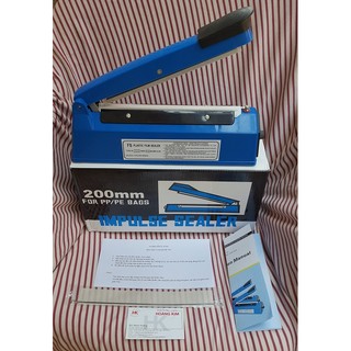 Máy hàn miệng túi nilon 20cm (200mm) - để hàn kín miệng bao bì vỏ nhựa, an toàn, tiện lợi