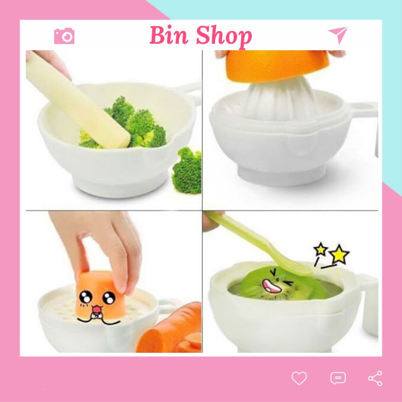 Bộ Chế Biến Ăn Dặm Nhật Cho Bé Bin Shop