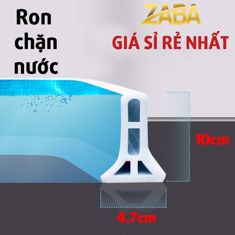 0.2 Mét Ron Thanh Dài Chặn Ngăn Nước Mưa Triều Cường Lũ Ngập Tràn Tạt Ban Công Sân Thượng Cao 10cmZaba