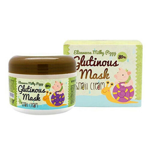 [ELIZAVECCA] Milky Piggy Glutinous 80% Mask Snail Cream 100g