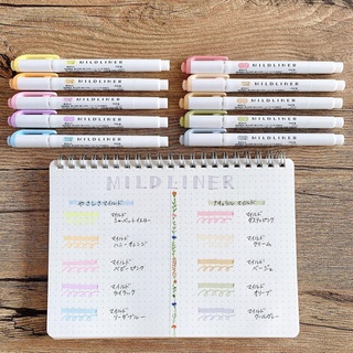 [Màu mới 2022] Bút đánh dấu highlight 2 đầu Zebra Mildliner