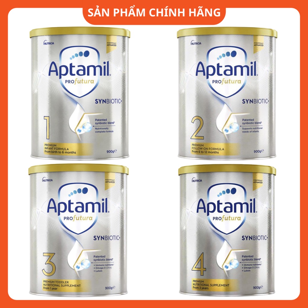 Sữa Aptamil Úc 900g Đủ Số 1-2-3-4 (Mẫu Mới Date 2023) Chính Hãng Giá Tốt