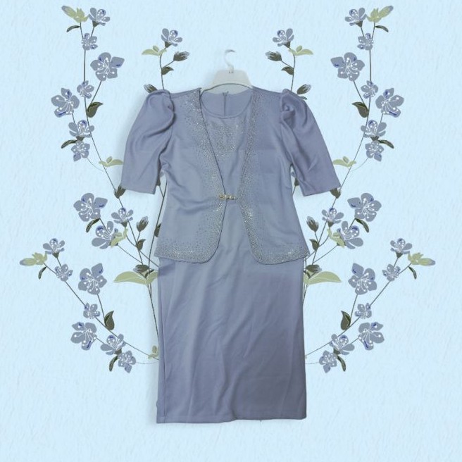 Đầm vest đính đá sang trọng | BigBuy360 - bigbuy360.vn