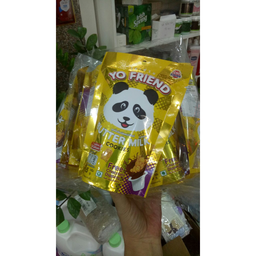 BÁNH KẸO ĂN VẶT NHẬP KHẨU - GẤU CHẤM SỐT KEM YO FRIEND THÁI LAN GÓI 25G