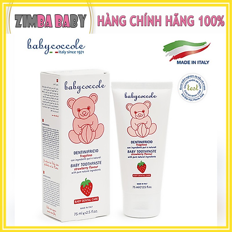Kem đánh răng Babycoccole cho bé