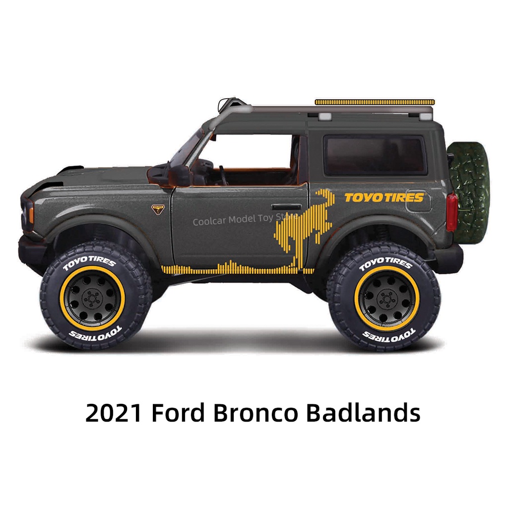 Mô Hình Xe Hơi Ford Bronco Badlands Off-Road Series 2021 Tỉ Lệ 1 / 24 Maisto