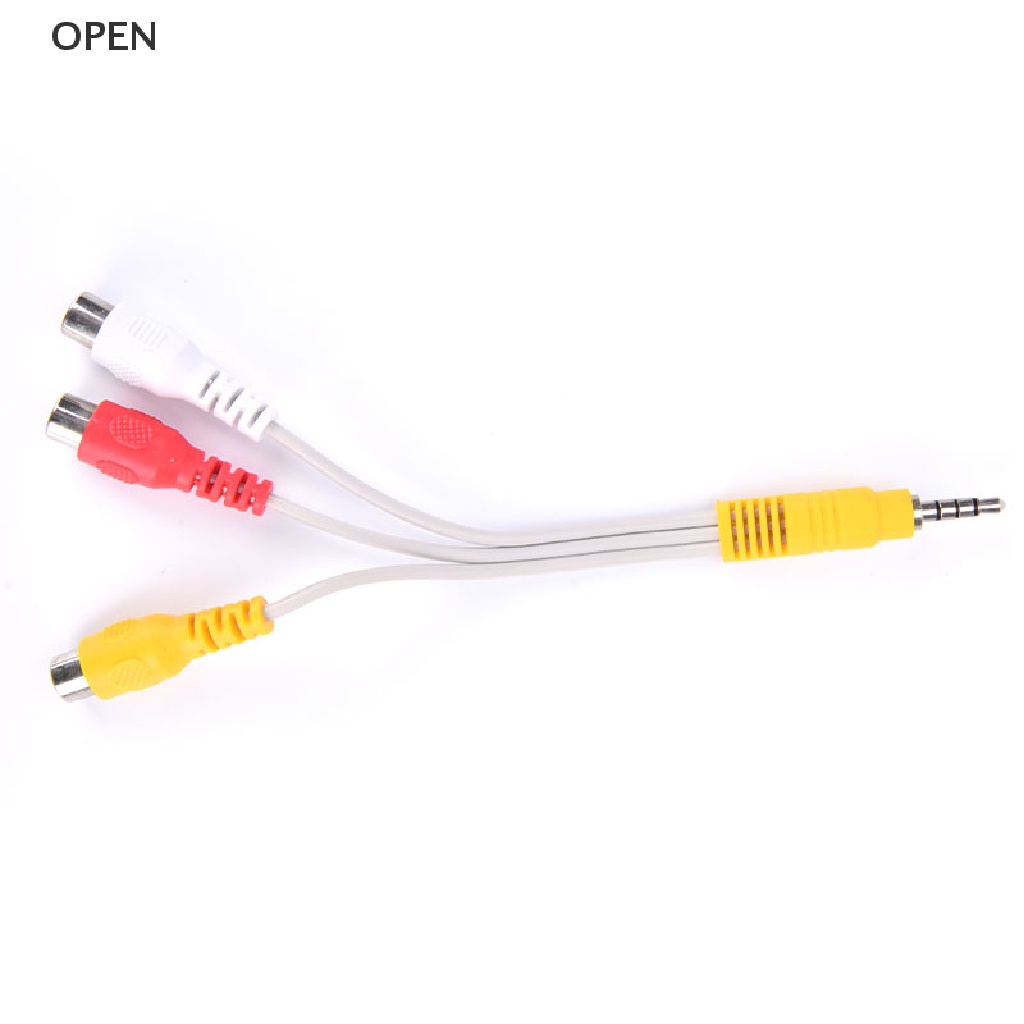 Cáp Chuyển Đổi Âm Thanh 3.5mm AV Male Sang 3RCA Female