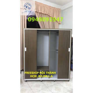 Tủ áo quần cửa lùa _ new 100%_freeship