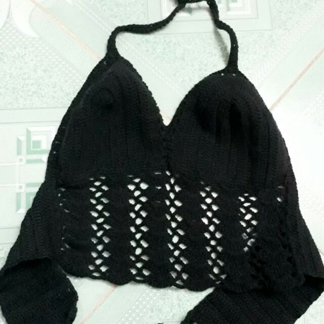 Yếm len - Bikini len móc