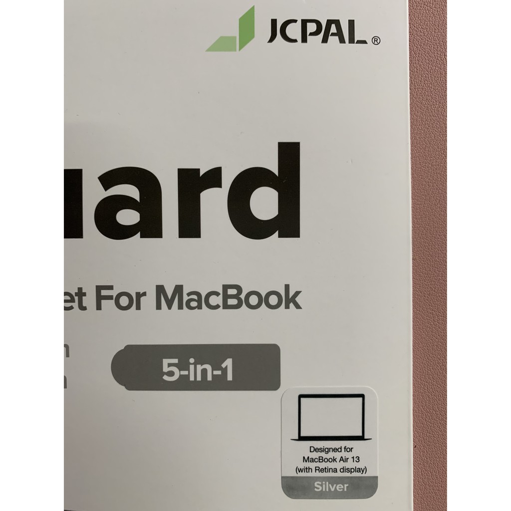 Bộ dán trọn bộ JCPAL 5 IN 1 cho Macbook Air 13,3 inch A1932 - Năm: 2018 - 2020