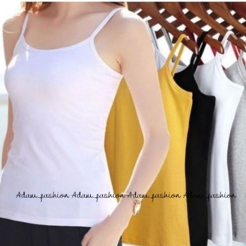 Áo thun hai dây nữ áo thun ôm nữ 2 dây . Áo hai dây sát nách màu trơn chất liệu cotton mềm mịn thoáng mát-kvindstore08