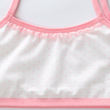 Áo Ngực Cotton Không Gọng Dây Co Giãn Dành Cho Bé Gái 8-16 Tuổi