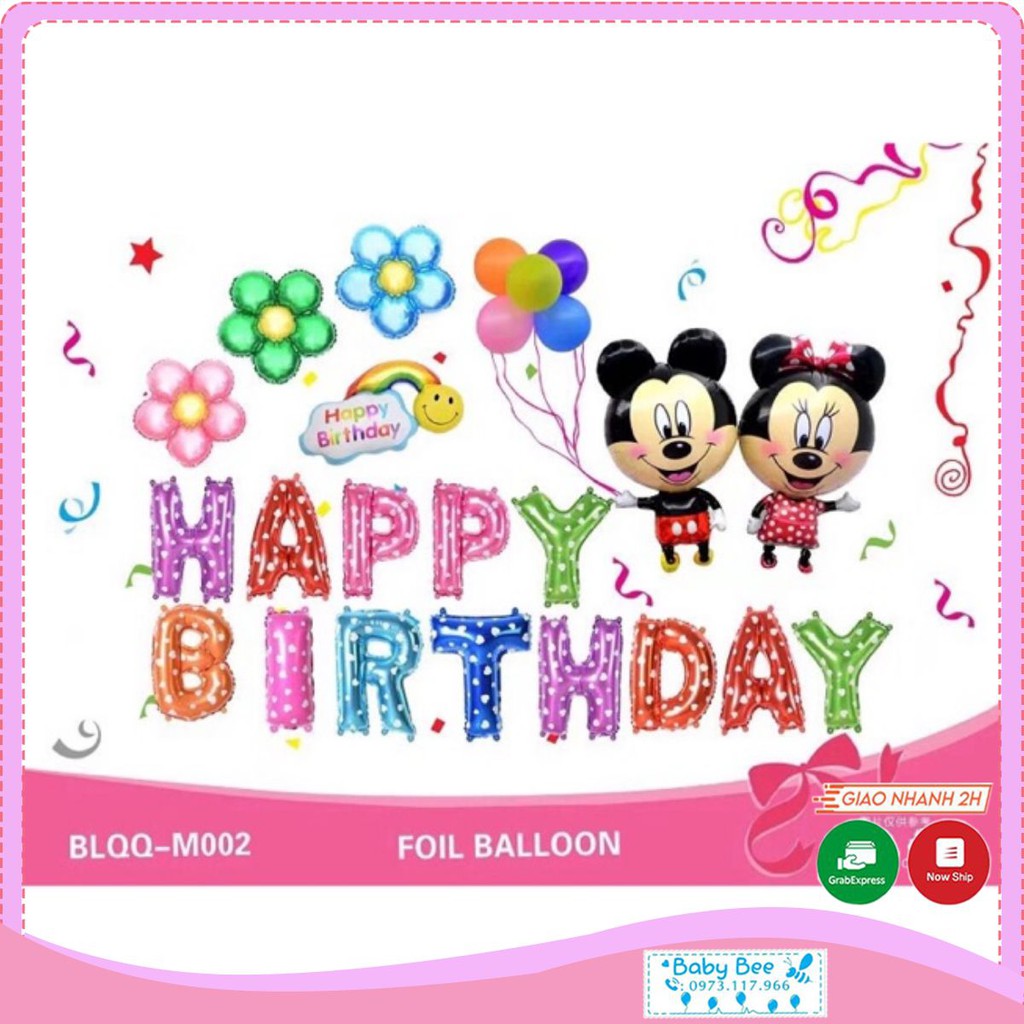 Set Happybirthday Mickey-M002