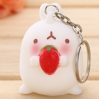 Móc khóa thỏ trắng, Móc khóa treo xe, Móc khóa treo balo cặp học sinh, Quà lưu niệm móc khóa, Móc khóa  thời trang