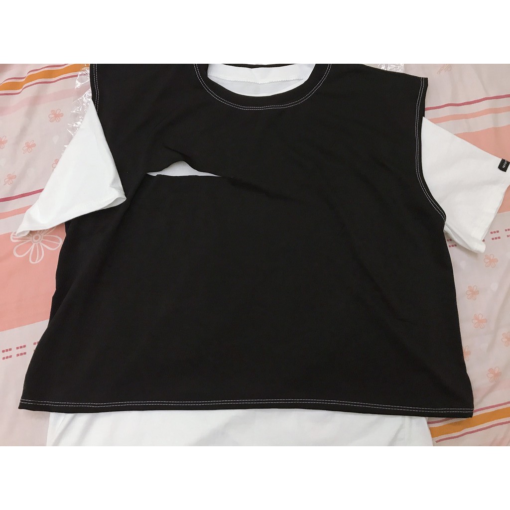 Áo Thun Tay Lỡ✨Áo Kiểu Nữ Đẹp Gile✨Set Đồ Nữ Áo Thun Trắng Tay Lỡ Kèm Áo Gile Tiểu Thư Phom Dáng Cực Đẹp - VT2 | BigBuy360 - bigbuy360.vn