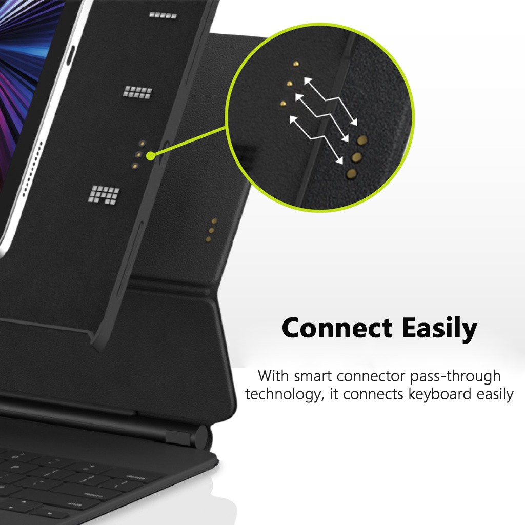 SwitchEasy Ốp Máy Tính Bảng Có Bàn Phím Ảo Thuật M1 Dành Cho Apple iPad Pro 11 Inch Thế Hệ Thứ 3/ iPad Air 10.9"/4th Gen/12/9 Inch 2021&2020& 2018