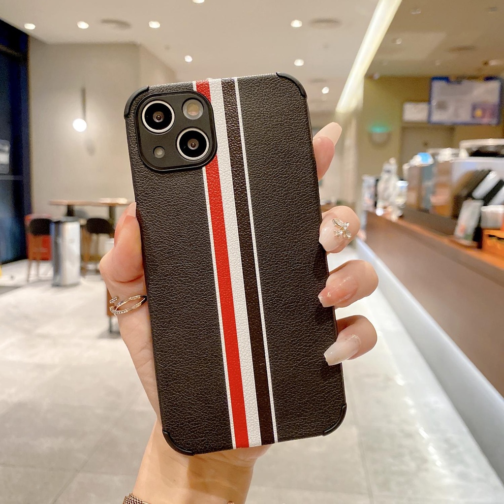 Cool Lambskin material Compatible for iphone 13 Pro Max 12Pro Max 11 11Pro Max Xs Max Xr 7P 8Plus 7 8 Tpu Shockproof Protectiv phone cover
