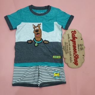 Bộ cộc tay bé trai chú chó scooby doo dư xịn