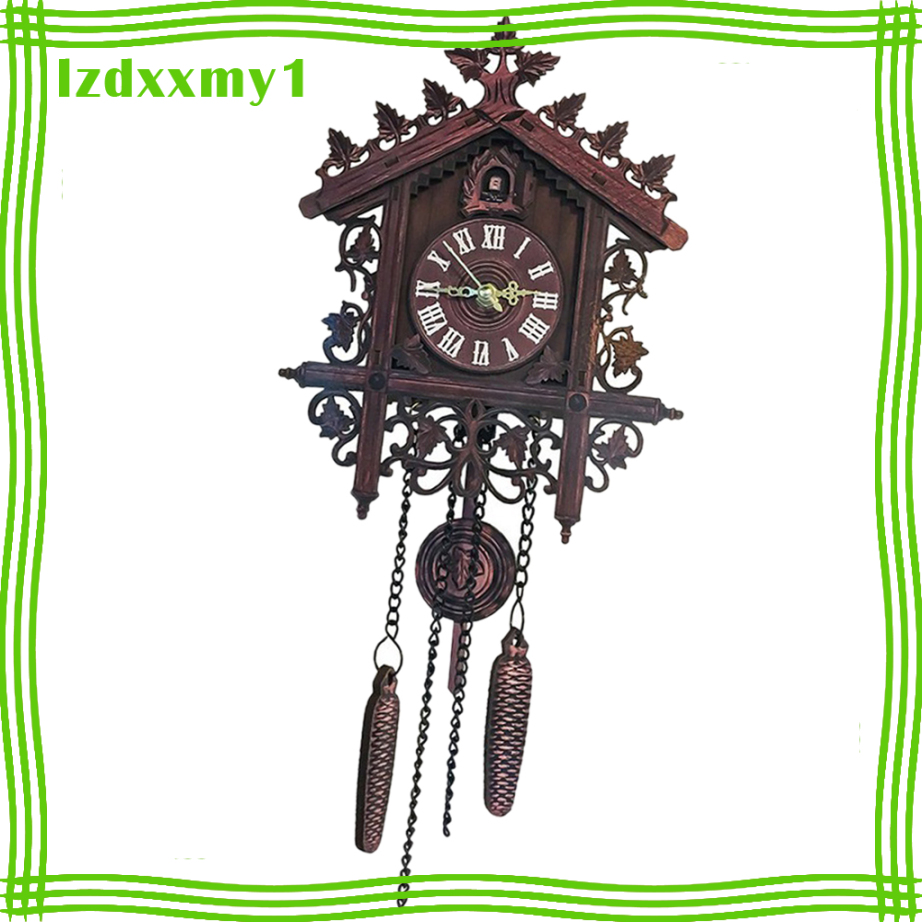 Kiddy Decorative Wood Wooden Cuckoo Wall Clock for Home Decoration Creative Gift#1