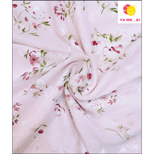 Váy đầm nữ dáng xòe hoa nhí dây buộc nơ dáng dài khoét dễ thương ( Von Hoa ) | BigBuy360 - bigbuy360.vn