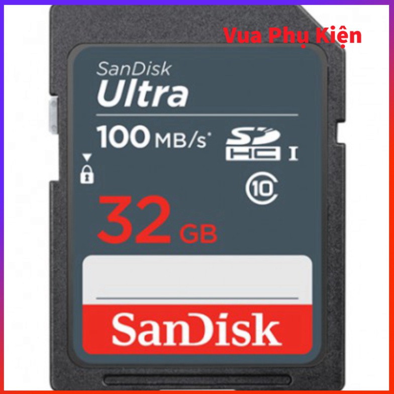 [FREE SHIP] [Bh 2 Năm] Thẻ Nhớ SDHC 32Gb Sandisk Ultra Class 10 Uhs-I 100Mb/s Chính Hãng