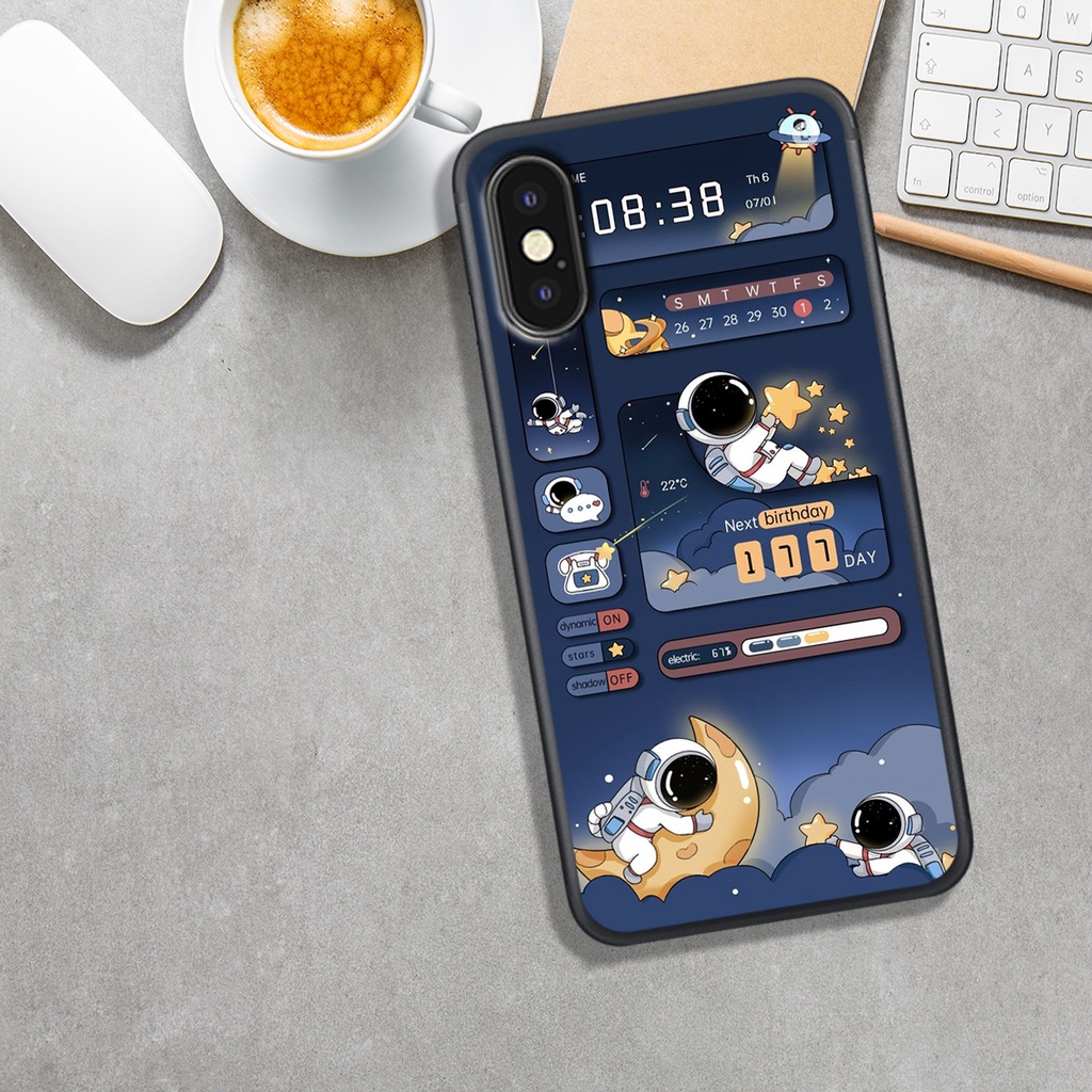 Ốp Lưng IPHONE X/XS - XSMAX - XR  , In Hình Phi Hành Astronauts  Phong Cách, Đẹp.