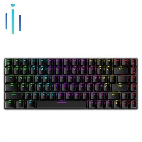 Bàn phím cơ Gaming DAREU EK884 84KEY (RGB, Blue/ Brown/ Red D switch)