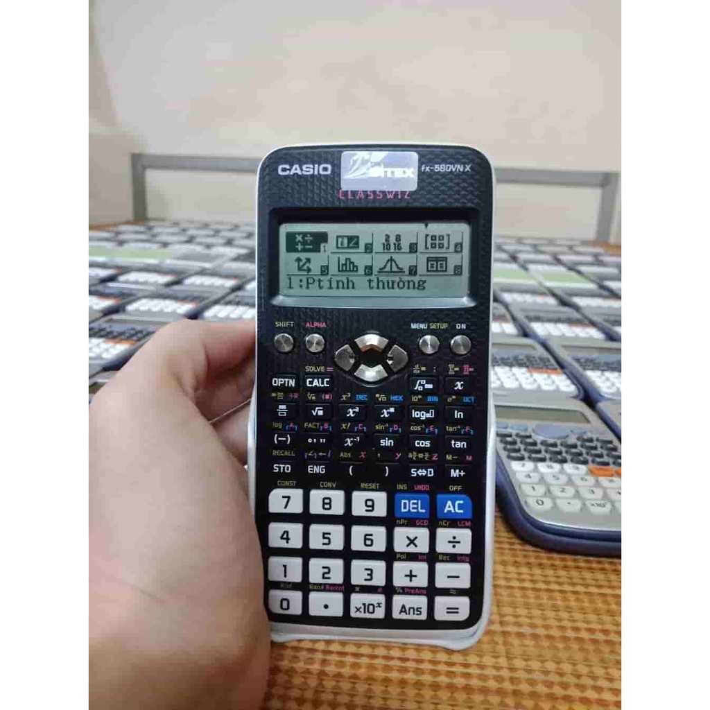 Máy tính casio 580vnx và 570 plus II