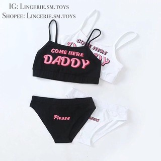 Bộ Đồ lót cotton  Come Here Daddy sexy gợi cảm - Daddy ơi !!!