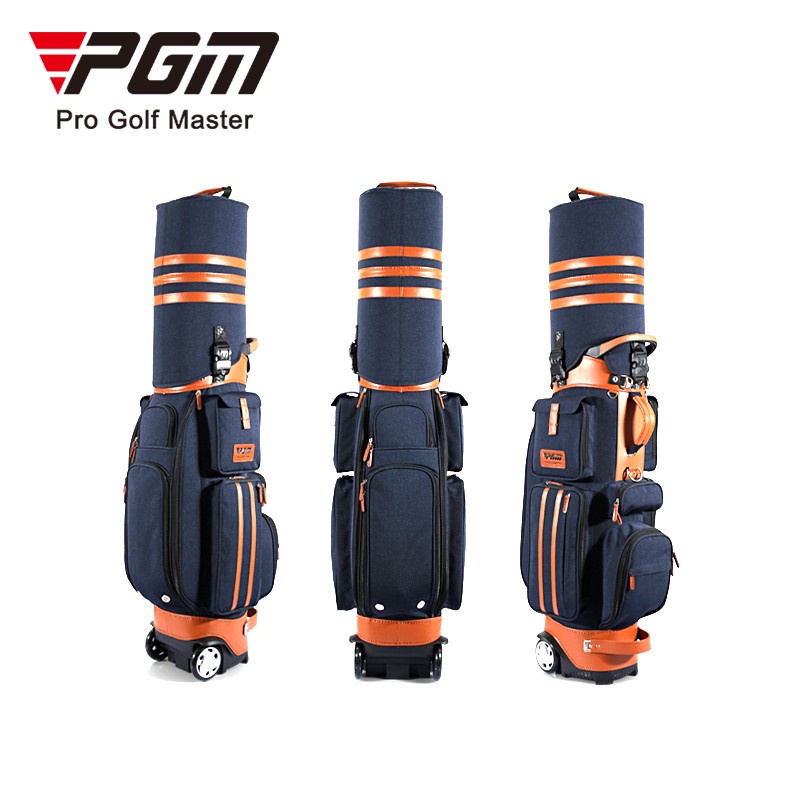 TÚI GẬY GOLF FULLSET NẮP CỨNG, BÁNH XE KÉO, KHOÁ BẢO MẬT - PGM QB040