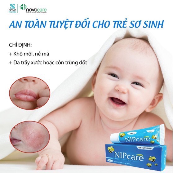 Kem Bôi Nứt Đầu Ti NIP CARE / NIPCARE Phòng Và Chữa Nứt Đầu Ti An Toàn Tuyệt Đối Cho Trẻ Sơ Sinh