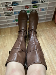 Boots si cổ cao,hàng 2nd da bò, size 36