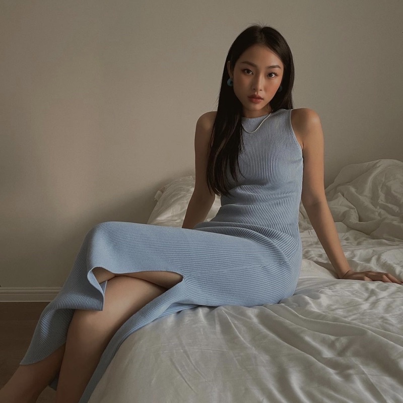 (có sẵn) Đầm body Hà Vy (Freesize)