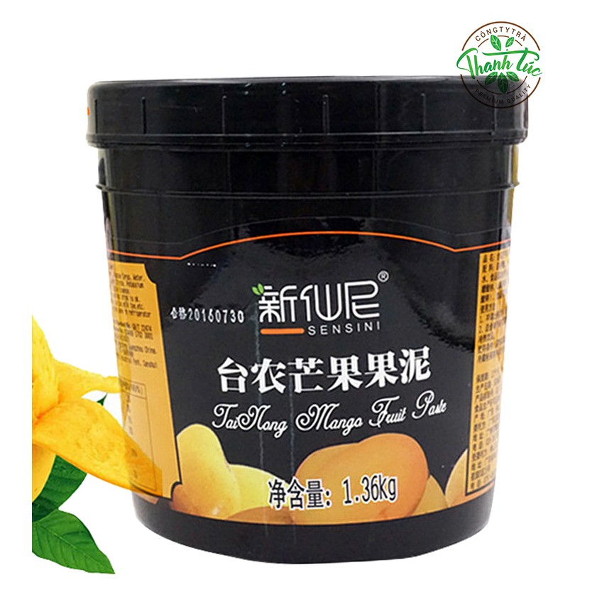 Mứt Sinh Tố Trái Cây Sensini Xoài Hủ 1kg3