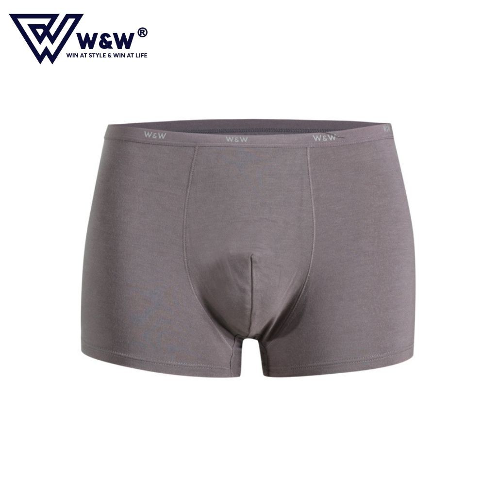 [Mã BMBAU50 giảm 7% đơn 99K] Quần Lót Nam W&amp;W Dáng Boxer Chất Liệu Cao Cấp Mềm Mịn, Đàn Hồi, Kháng Khuẩn Cực Tốt WUW34