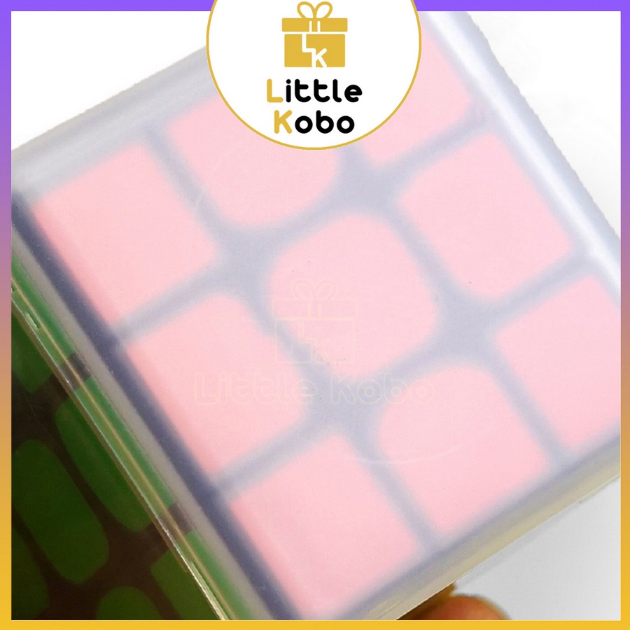 Hộp Đựng Rubik 3x3 Trong Suốt 5.7cm Hộp Phụ Kiện Rubic Đồ Chơi Trí Tuệ Trẻ Em Phát Triển Tư Duy - Little Kobo