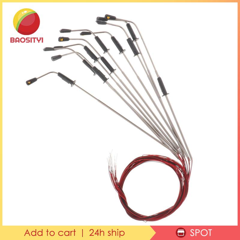 Set 10 Đèn LED Mini 1:75 Dùng Để Trang Trí Mô Hình Cảnh Quan Sân Vườn