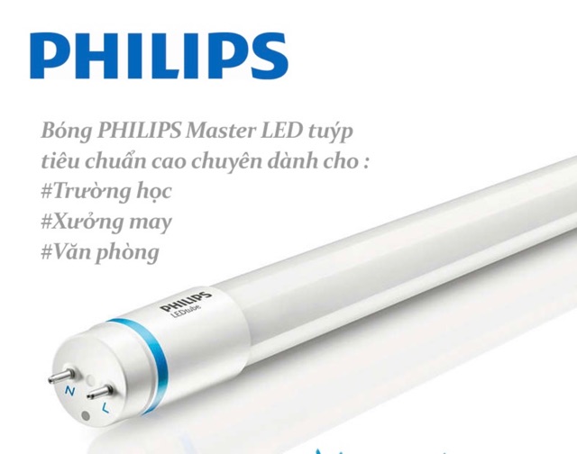 BÓNG ĐÈN MASTER LED TUBE 14w/865 T8 2100lm