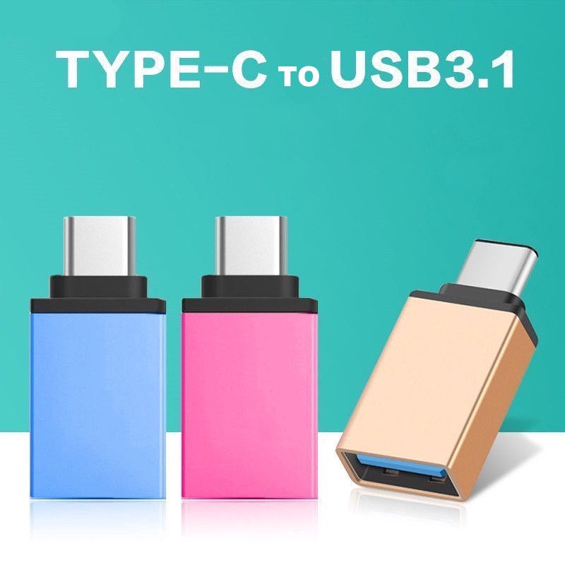Đầu Chuyển Đổi Otg Usb-C 3.1 Type C Sang Usb 3.0