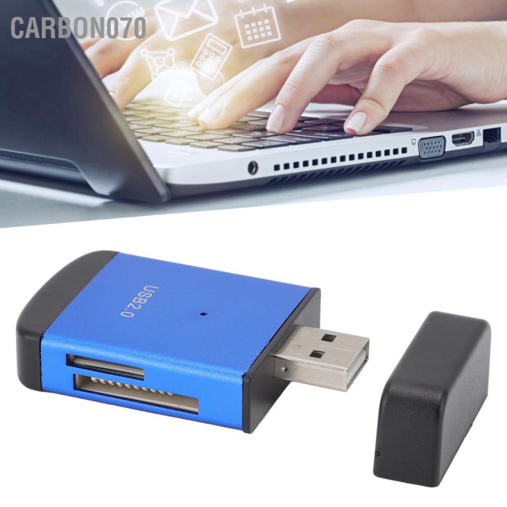Đầu Đọc Thẻ Nhớ Đa Năng Usb 2.0 Maximum 480Mbps Bằng Hợp Kim Nhôm